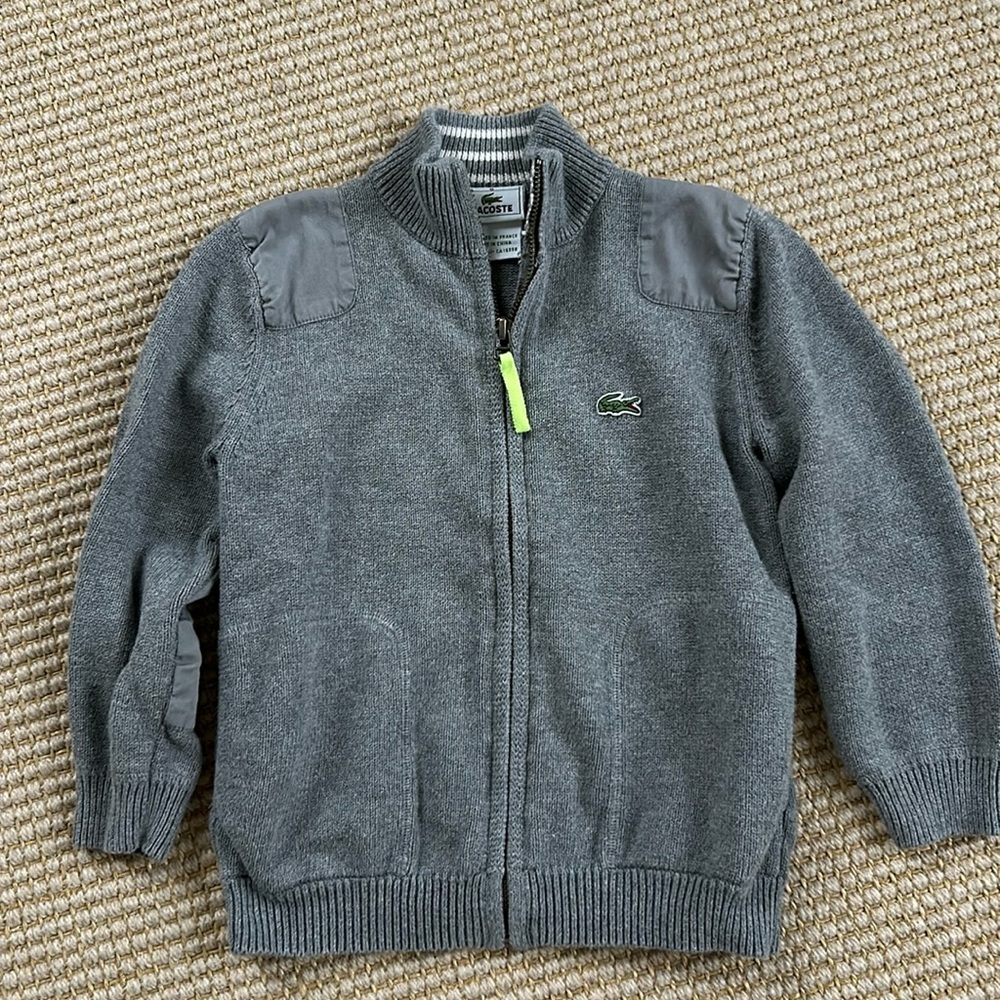 Lacoste Kids Gray Sweater